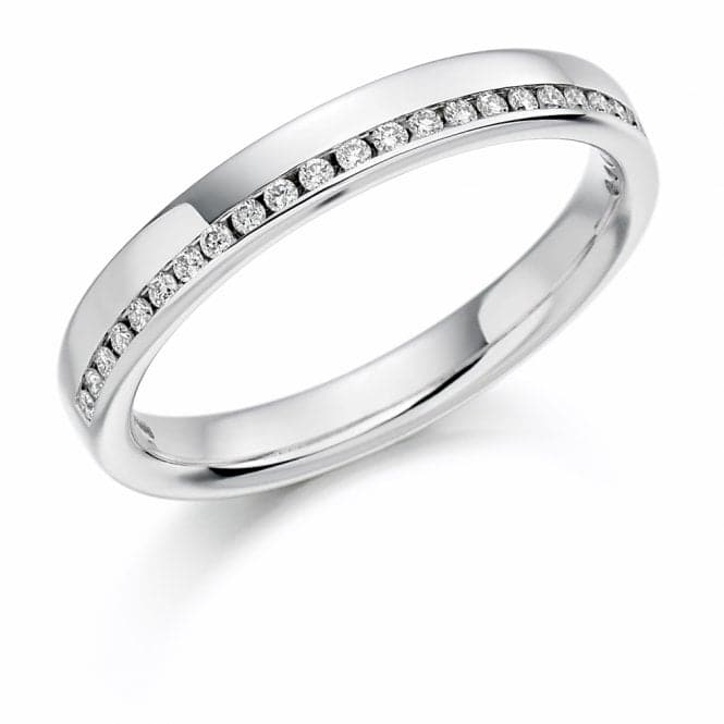 0.12ct Round Brilliant 3.1mm Half Eternity RingThe Harmony CollectionHET1152 - 1H