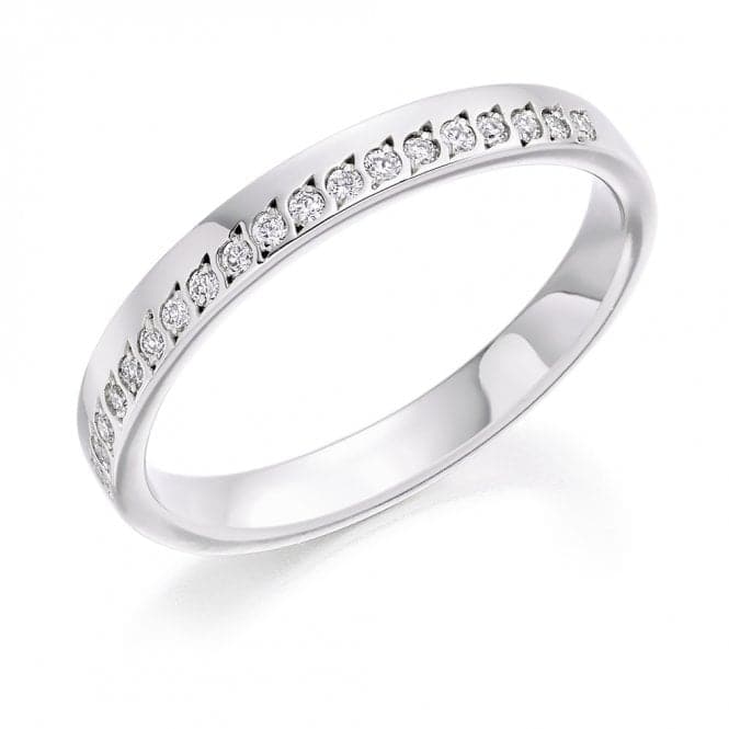 0.15ct Round Brilliant 2.7mm Half Eternity RingThe Harmony CollectionHET2298 - 1H