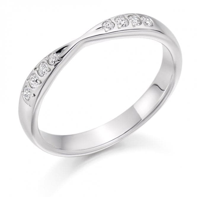 0.15ct Round Brilliant 3mm Half Eternity RingThe Harmony CollectionHET2287 - 1H