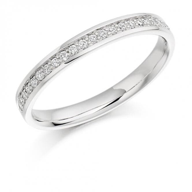 0.17ct Round Brilliant 2.6mm Half Eternity RingThe Harmony CollectionHET1041 - 1H