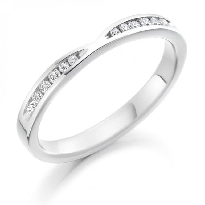 0.18ct Round Brilliant 2.6mm Half Eternity RingThe Harmony CollectionHET1730 - 1H