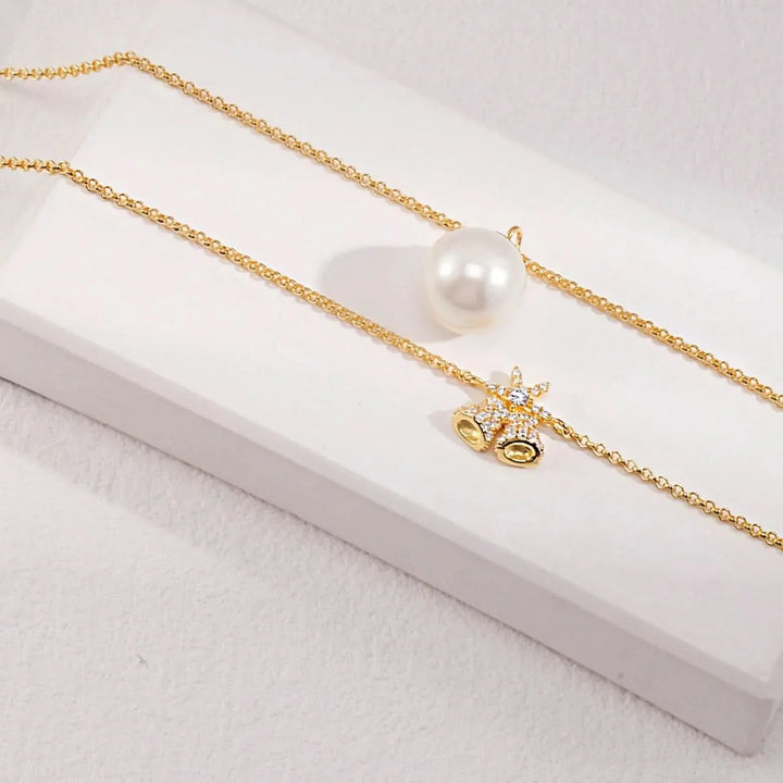 Christmas Snowflake Tree Necklace