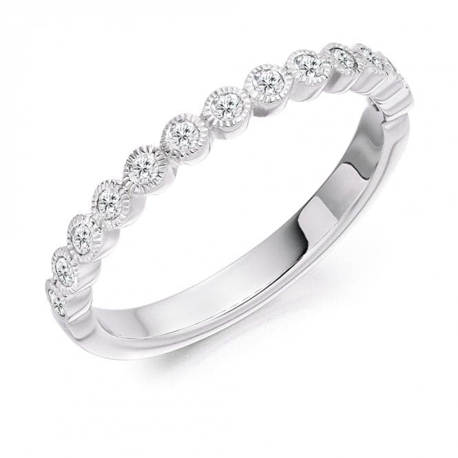 0.25ct Round Brilliant 2.3mm Half Eternity RingThe Harmony CollectionHET2503 - 1H