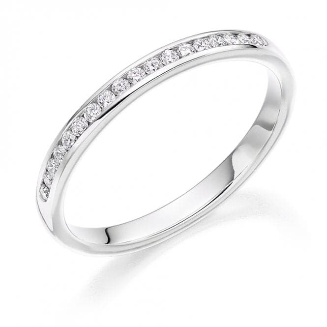 0.25ct Round Brilliant 2.5mm Half Eternity RingThe Harmony CollectionHET2943 - 1H