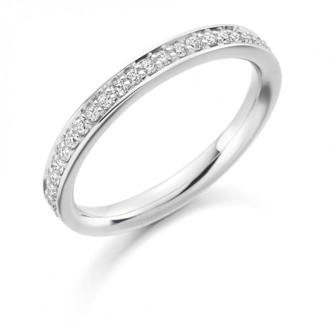 0.25ct Round Brilliant 2.6mm Half Eternity RingThe Harmony CollectionHET1461 - 3WGN