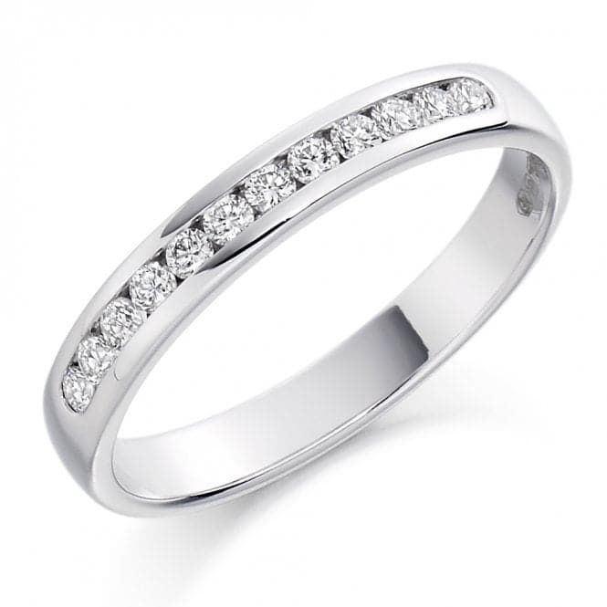 0.25ct Round Brilliant 3.0mm Half Eternity RingThe Harmony CollectionHET1240 - 1H