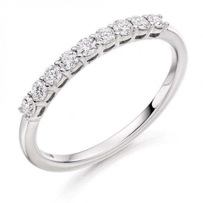 0.33ct Round Brilliant 2.1mm Half Eternity RingThe Harmony CollectionHET2982 - 1H