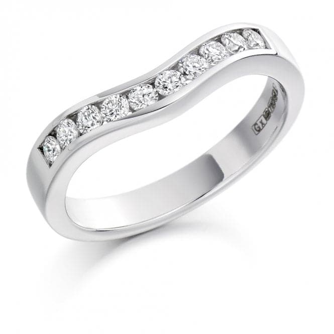 0.33ct Round Brilliant 3.3mm Half Eternity RingThe Harmony CollectionHET1203 - 1H