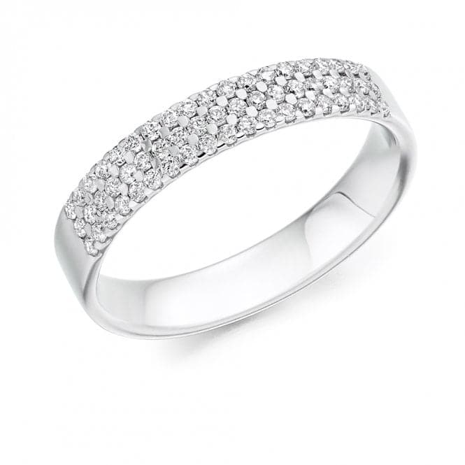 0.35ct Round Brilliant 3.70mm Half Eternity RingThe Harmony CollectionHET2743 - 1H