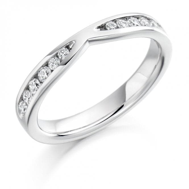 0.37ct Round Brilliant 3.2mm Half Eternity RingThe Harmony CollectionHET1731 - 1H