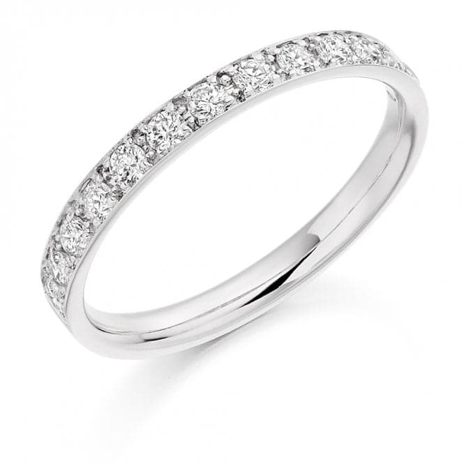 0.4ct Round Brilliant 2.40mm Half Eternity RingThe Harmony CollectionHET2094 - 1H