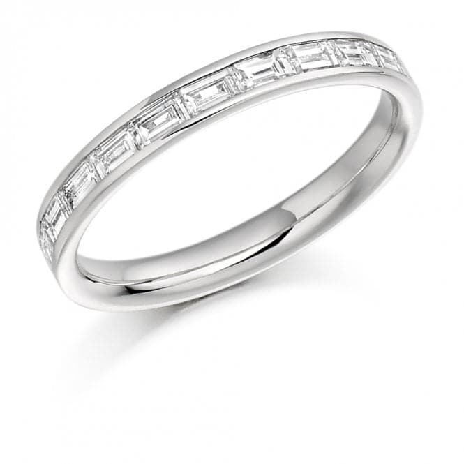 0.5ct Baguette Cut 2.7mm Half Eternity RingThe Harmony CollectionHET1019 - 1H