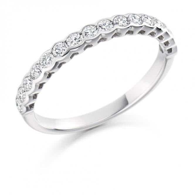 0.5ct Round Brilliant 2.5mm Half Eternity RingThe Harmony CollectionHET1427 - 1H