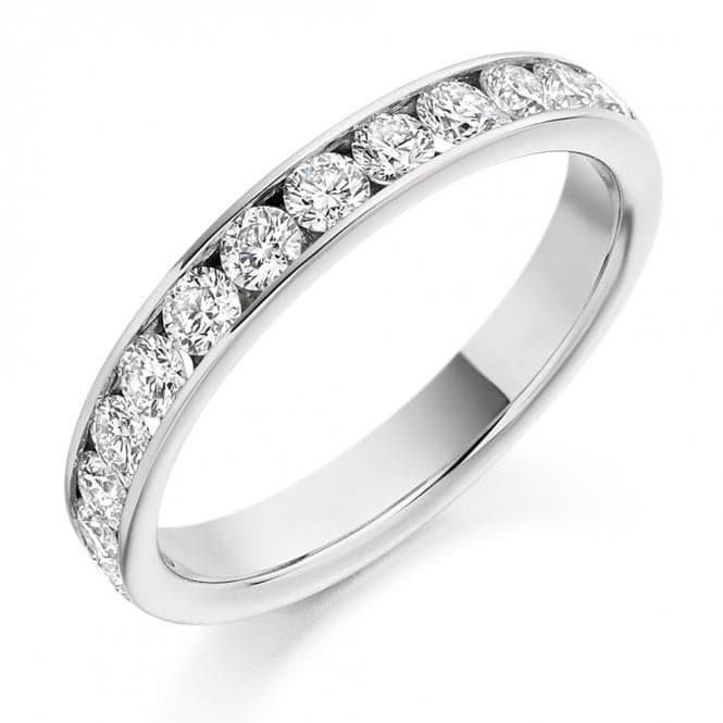 0.75ct Round Brilliant 3.2mm Half Eternity RingThe Harmony CollectionHET2108 - 1H