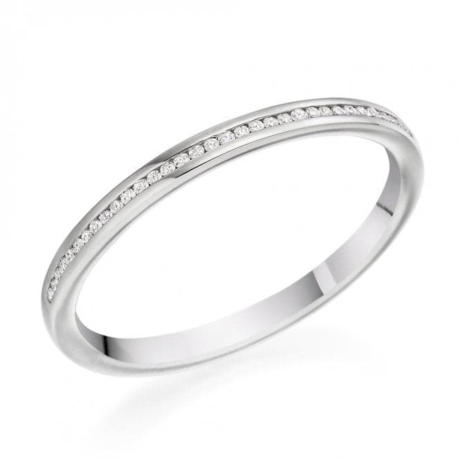 0.7ct Round Brilliant 1.80mm Half Eternity RingThe Harmony CollectionHET8971 - 1H