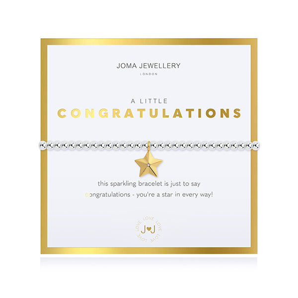 Beautifully Boxed A littles Congratulations Bracelet 4756