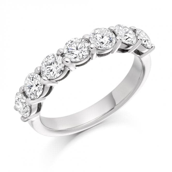 1.5ct Round Brilliant 3.8mm Half Eternity RingThe Harmony CollectionHET1826 - 1H