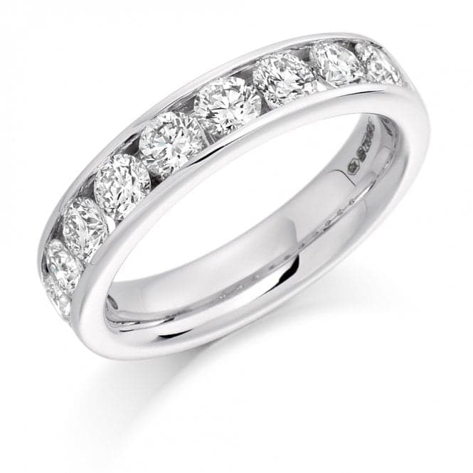 1.5ct Round Brilliant 4.5mm Half Eternity RingThe Harmony CollectionHET1323 - 1H