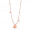 16 - 18''Greek Peony Charm Rose Gold Necklace UBN29103Guess JewelleryUBN29103