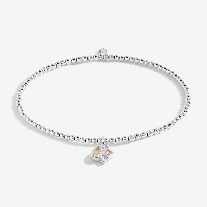 Bridal A Little Beautiful Bridesmaid Silver Plated 17.5cm Bracelet 7031