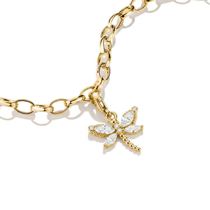 Thomas Sabo 18k Gold Plated Charm 1872-M01-14