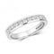 18ct 11 Stone 1/2 Eternity Channel Set White Gold Ring RDQ147WDiamond JewelleryRDQ147W/J