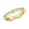 18ct 1/2 Eternity Channel Set Gold Ring RDQ146Diamond JewelleryRDQ146/J