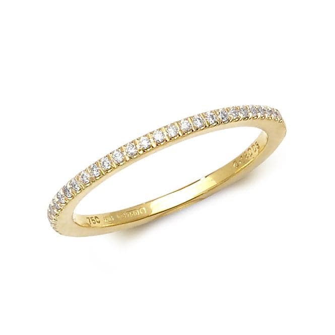 18ct Diamond Band 1/2 Eternity Gold Ring RDQ179Diamond JewelleryRDQ179/J