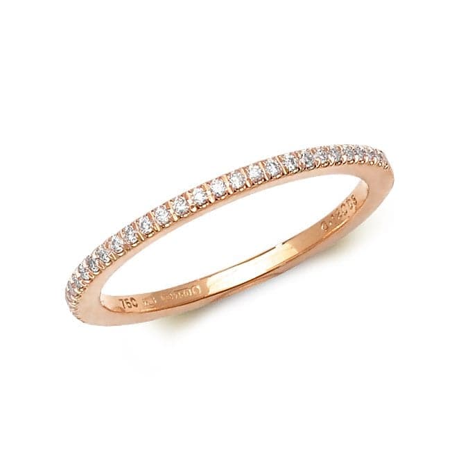 18ct Diamond Band 1/2 Eternity Gold Ring RDQ179PDiamond JewelleryRDQ179P/J