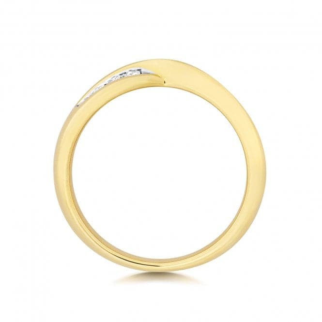 18ct Gold Crossover Band Ring WQ243/IWedding BandsWQ243/J