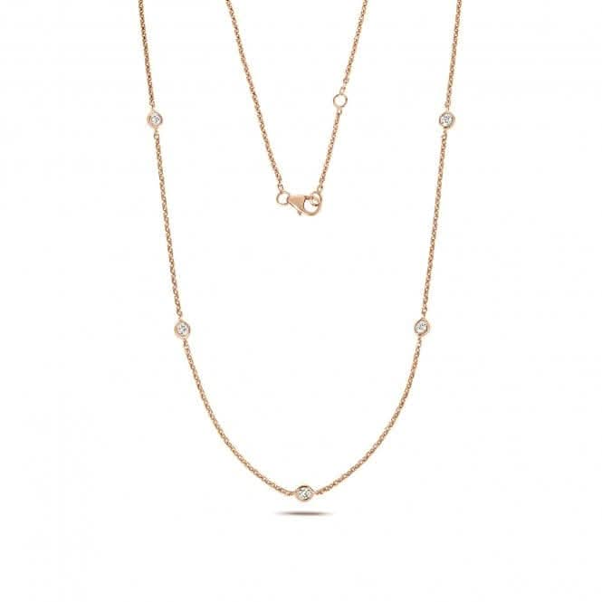 18ct Gold Diamond 16/17 Inch Necklace NDQ103RDiamond JewelleryNDQ103R