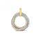 18ct Gold Diamond 3 Colour Pendant PDQ145Diamond JewelleryPDQ145