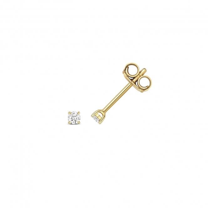 18ct Gold Diamond 4 Claw Earring Studs EDQ341Diamond JewelleryEDQ341