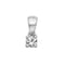 18ct Gold Diamond 4 Claw Pendant PDQ140WDiamond JewelleryPDQ140W