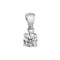 18ct Gold Diamond 4 Claw Pendant PDQ142WDiamond JewelleryPDQ142W