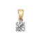 18ct Gold Diamond 4 Claw Pendant PDQ143Diamond JewelleryPDQ143