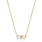18ct Gold Diamond Bow 16/17Inch Necklace NDQ121RDiamond JewelleryNDQ121R