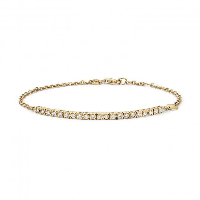 18ct Gold Diamond Bracelet BDQ033Diamond JewelleryBDQ033