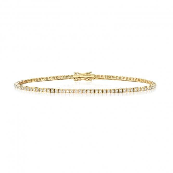 18ct Gold Diamond Bracelet BDQ182Diamond JewelleryBDQ182