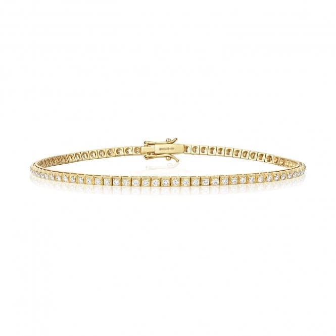 18ct Gold Diamond Bracelet BDQ183Diamond JewelleryBDQ183