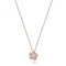 18ct Gold Diamond Flower 16/17Inch Necklace NDQ119RDiamond JewelleryNDQ119R