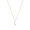 18ct Gold Diamond Initial Necklace NDQ154/LDiamond JewelleryNDQ154/L