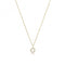 18ct Gold Diamond Initial Necklace NDQ154/ODiamond JewelleryNDQ154/O