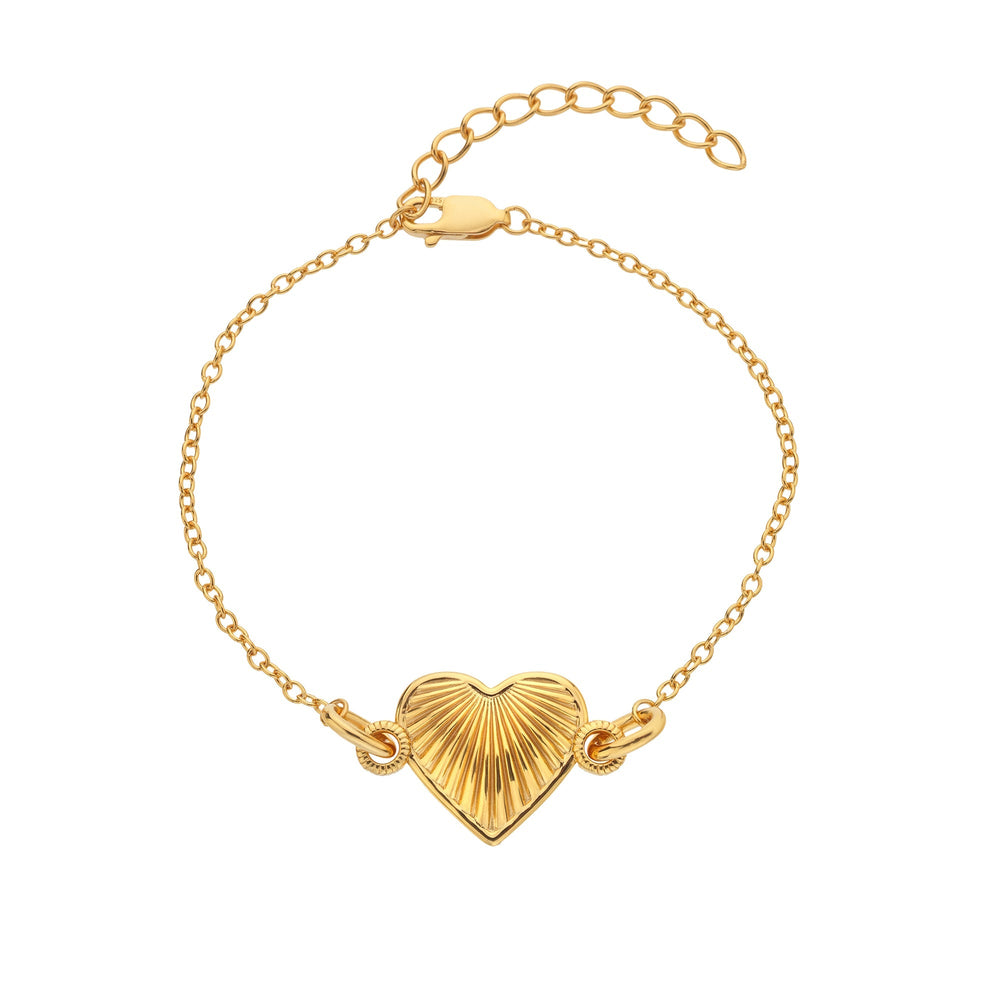 18ct Gold HD X JJ Essence Heart Bracelet DL694Hot Diamonds x Jac JossaDL694