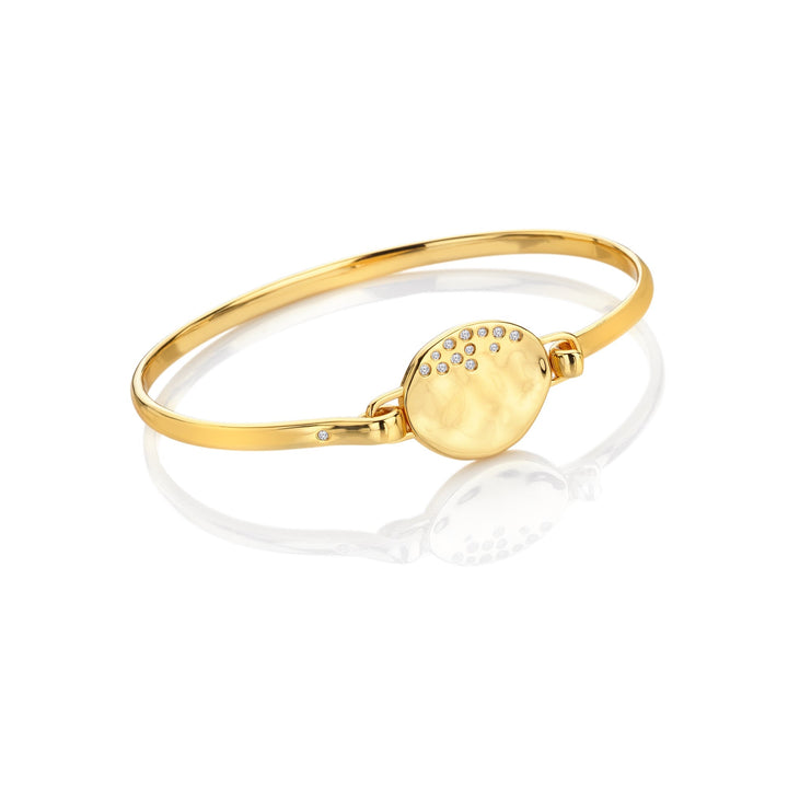 18ct Gold HD X JJ Illuminate Bangle DC213Hot Diamonds x Jac JossaDC213