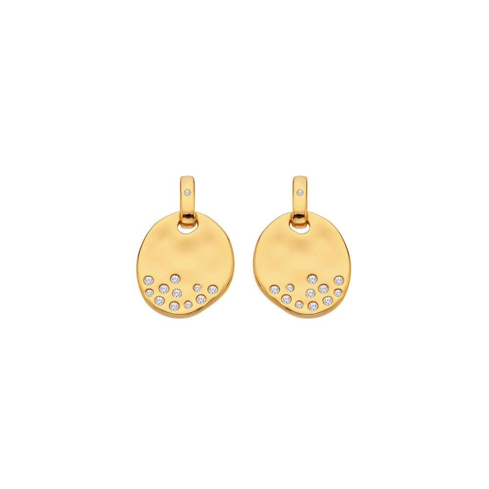 18ct Gold HD X JJ Illuminate Drop Earring DE810Hot Diamonds x Jac JossaDE810