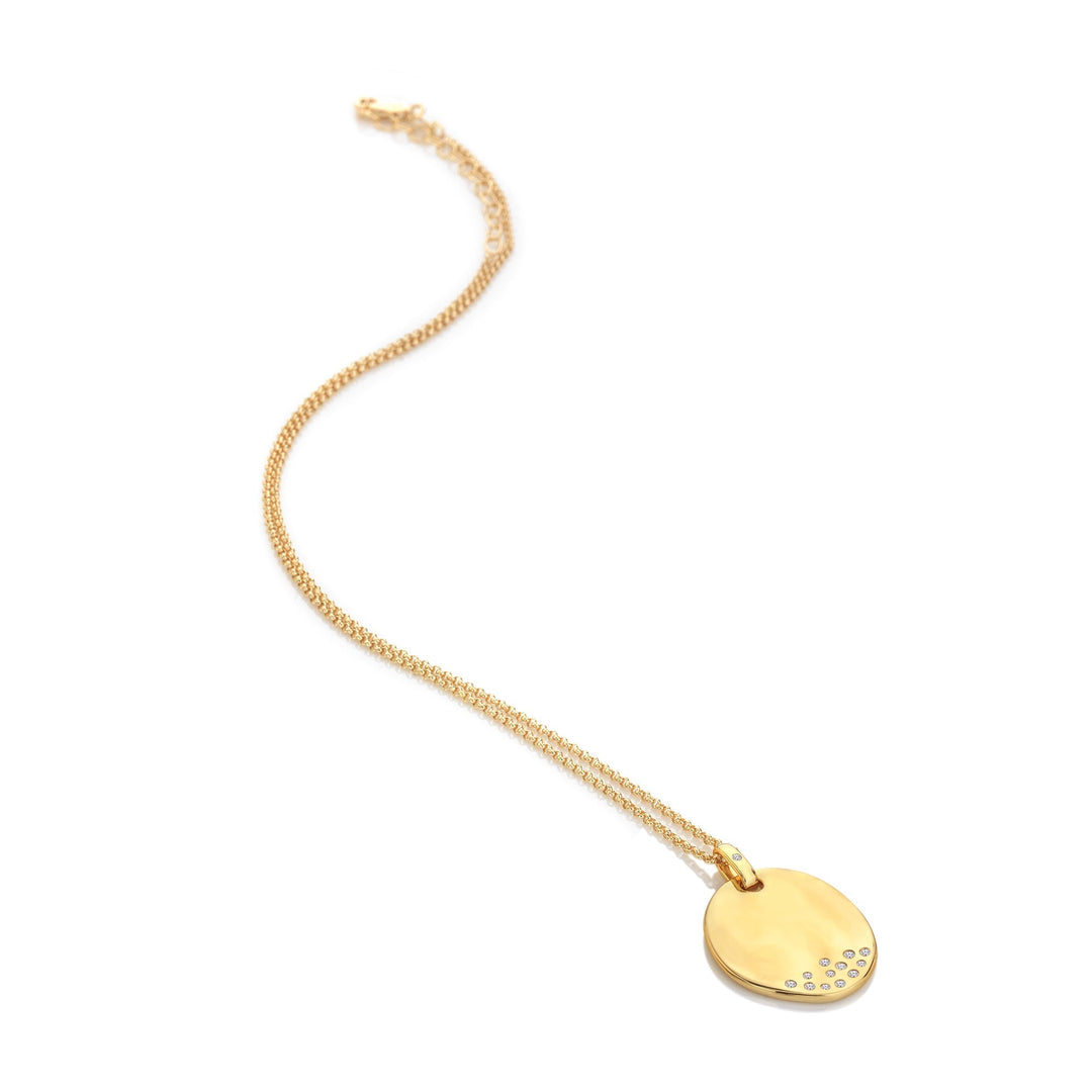 18ct Gold HD X JJ Illuminate Large Necklace DP1021Hot Diamonds x Jac JossaDP1021