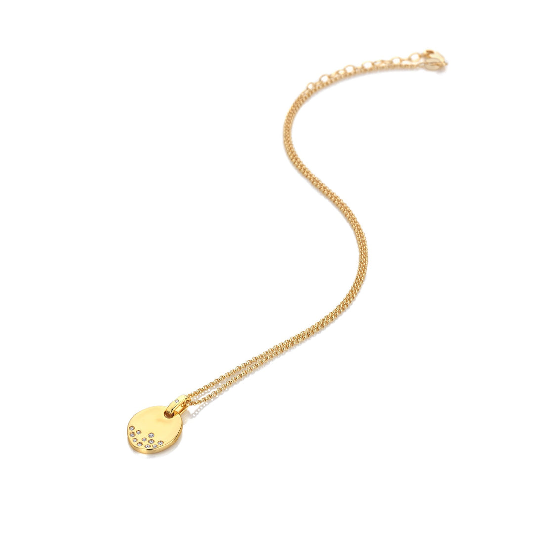 18ct Gold HD X JJ Illuminate Necklace DP1020Hot Diamonds x Jac JossaDP1020