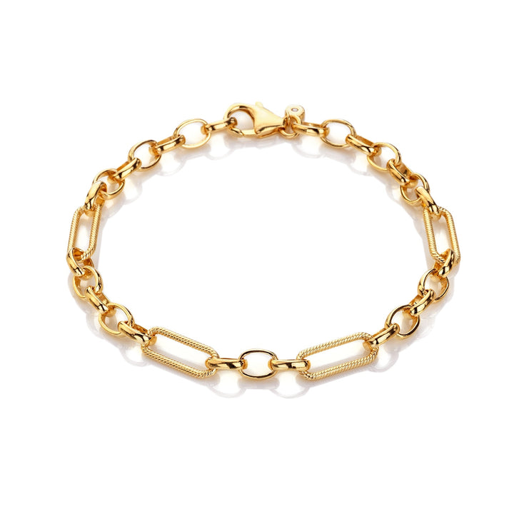 18ct Gold HD X TG Statement Link Bracelet DL685Hot Diamonds x Tasha GhouriDL685