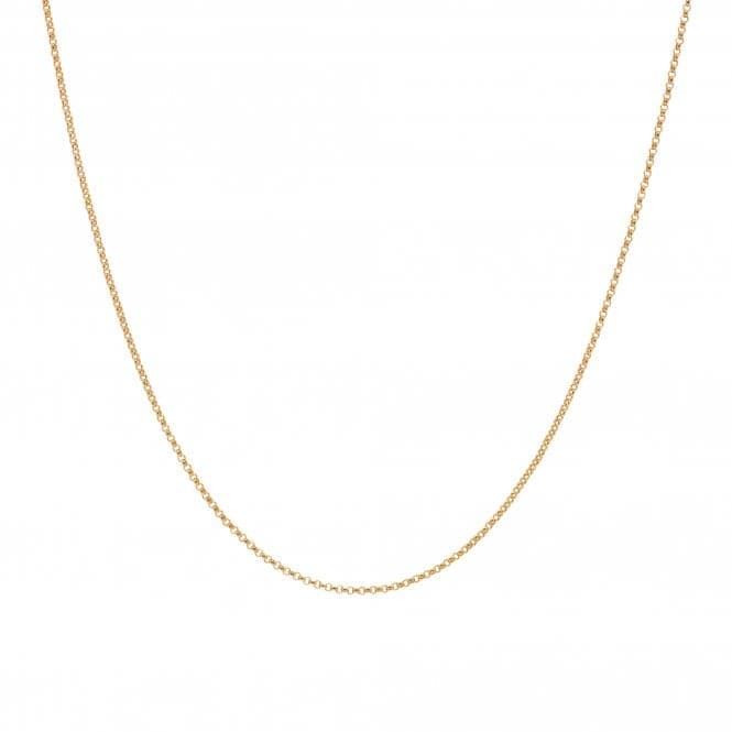 18ct Gold Plated Silver Embrace Belcher Chain - 40 - 45cm CH102Hot Diamonds x Jac JossaCH102